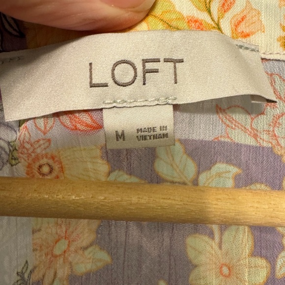 LOFT Multicolor Floral Dress - Picture 5 of 7